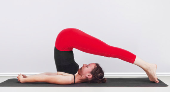 Halasana – Plow Pose yoga benefits for irregular periods