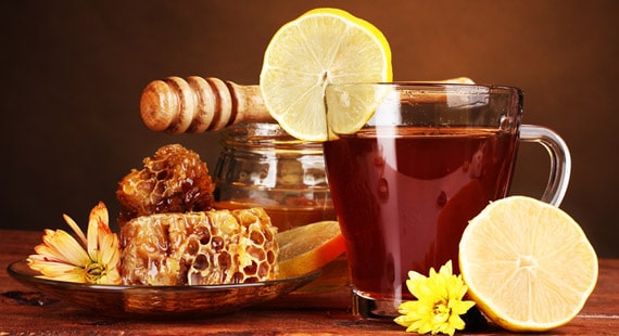 Warm lemon honey water for weight loss