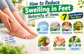 reduce swelling in feet naturally at home