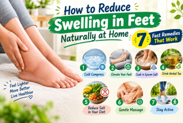 reduce swelling in feet naturally at home